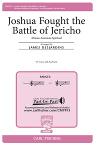 Joshua Fought the Battle of Jericho Two-Part choral sheet music cover Thumbnail